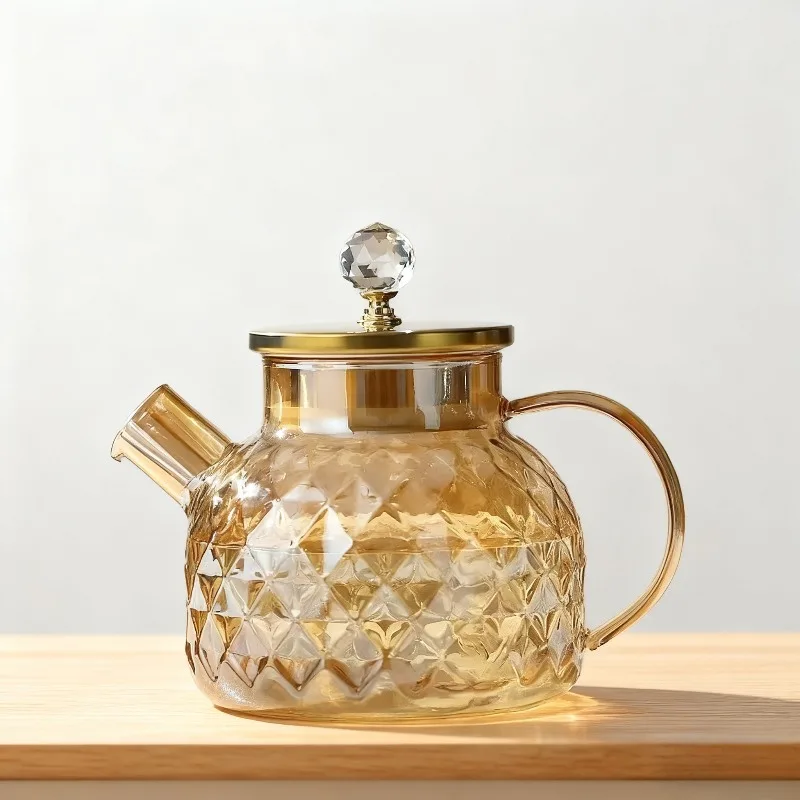 Herbal Tea For Wellness - Чайник-самовар из высокопрочного боросиликатного стекла 1/1.8
