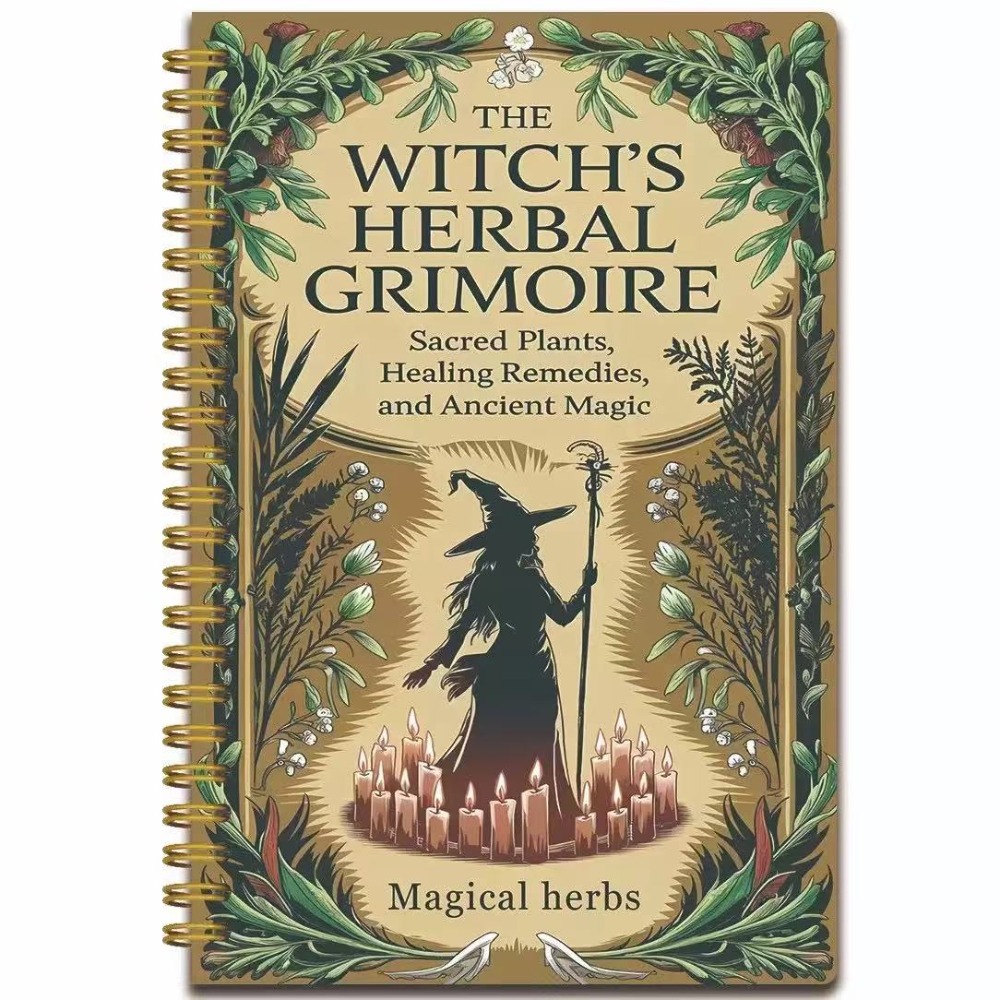 Herbal Wellness Remedy - Блокнот формата А5 в винтажном стиле