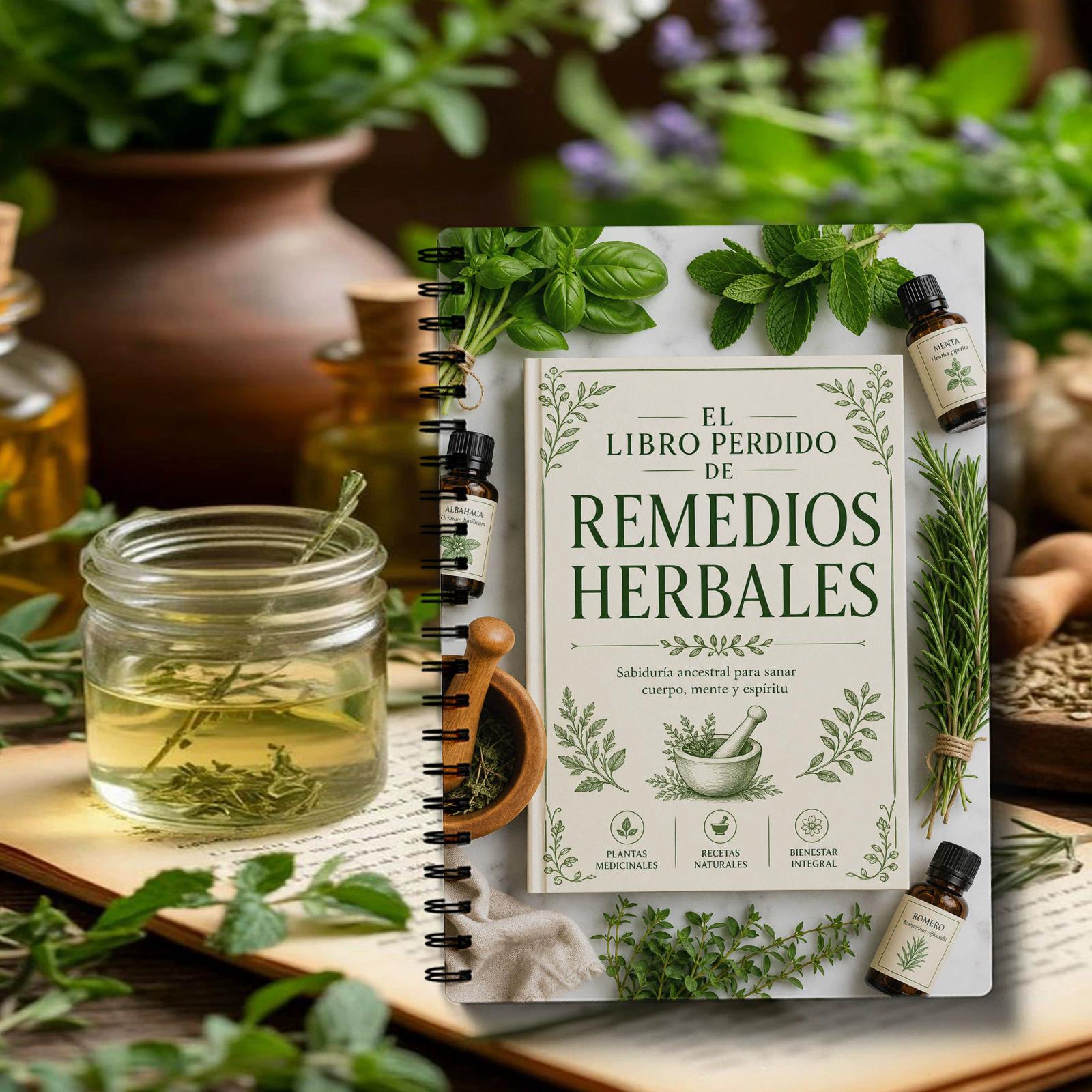 Herbal Wellness Remedy - Затерянная книга: Блокнот на спирали -