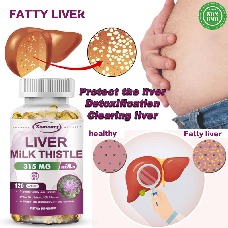 Milk Thistle Silymarin - Капсулы для печени с растоплением молока