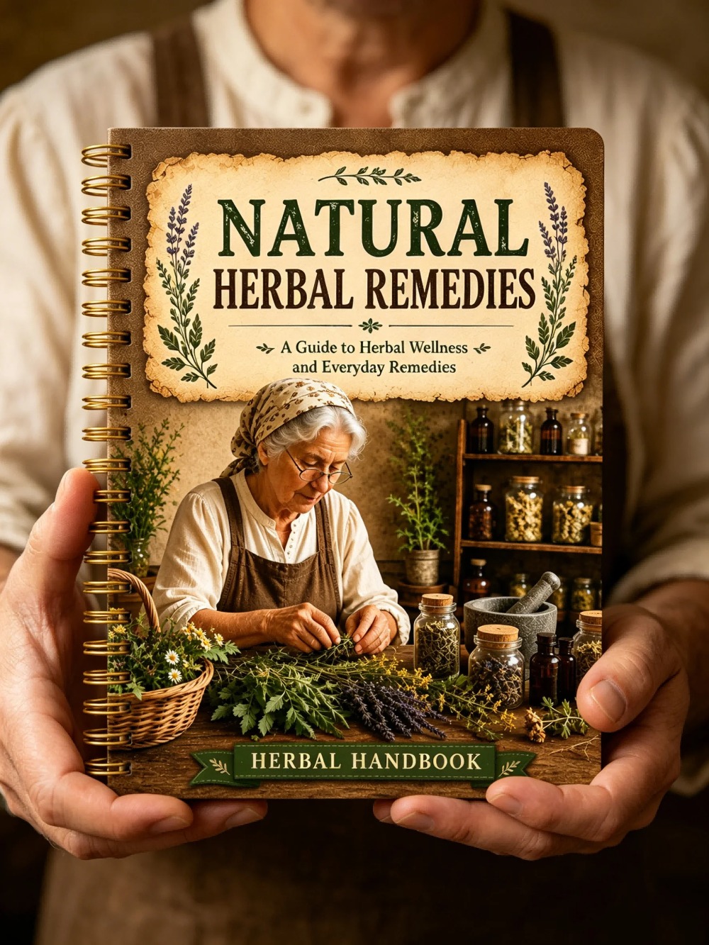 Блокнот формата А5 в винтажном – обзор и цена Herbal Wellness Remedy