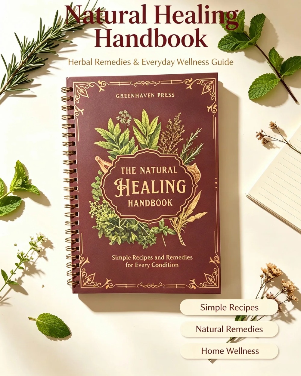 Руководство по естественным ме – обзор и цена Herbal Wellness Book