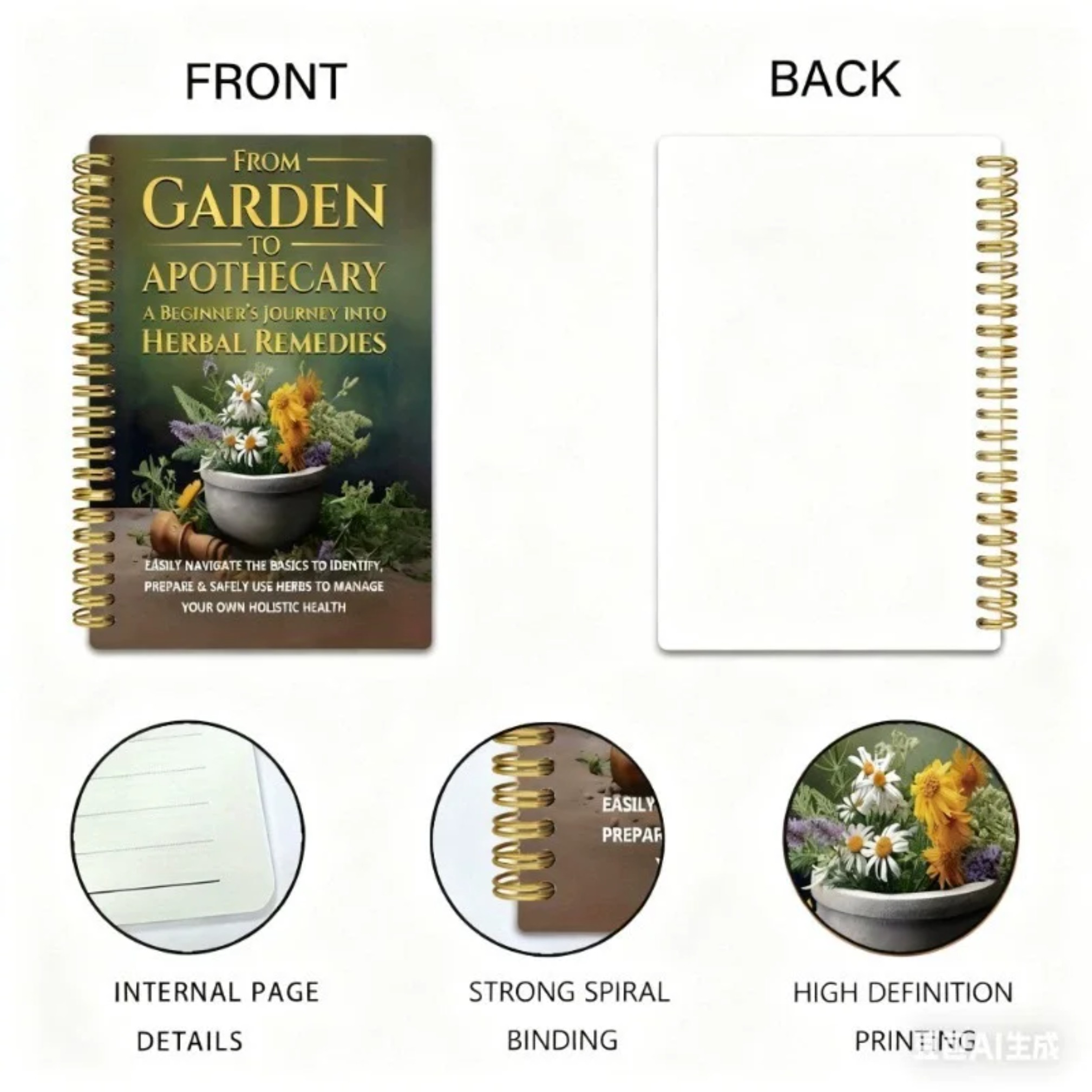 От сада до аптеки: Путешествие – обзор и цена Herbal Wellness Book